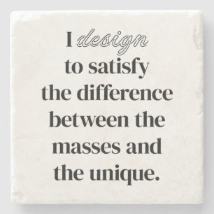 I Design Stone Coaster