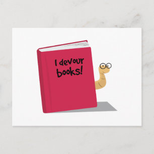 I Devour Books Postcard