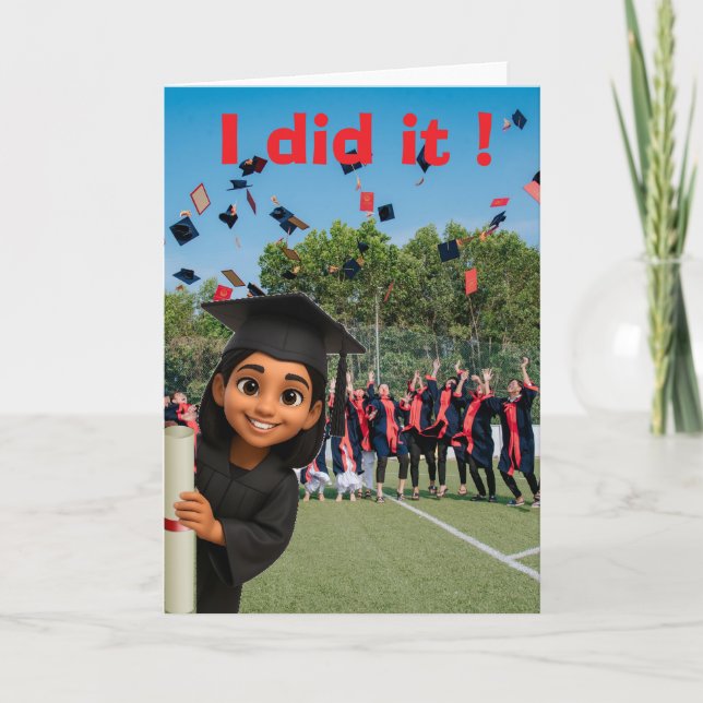 I DID IT ! CARD (Front)