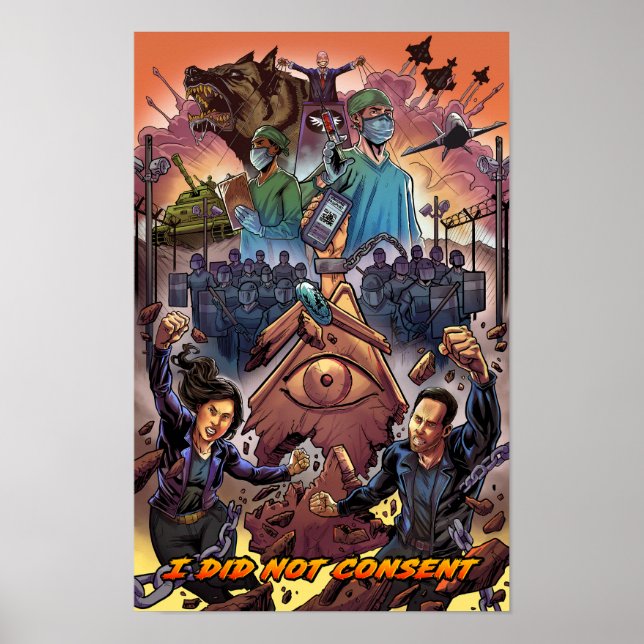 I Did Not Consent Music Video Poster (Front)