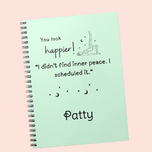 I didn’t find inner peace Spiral Photo Notebook