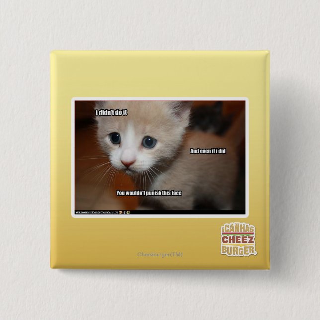 I didn't do it. 15 cm square badge (Front)