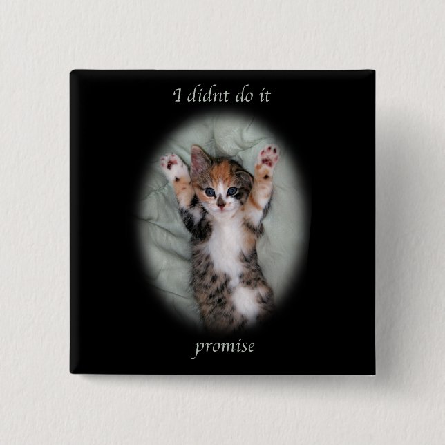 I didnt do it 15 cm square badge (Front)