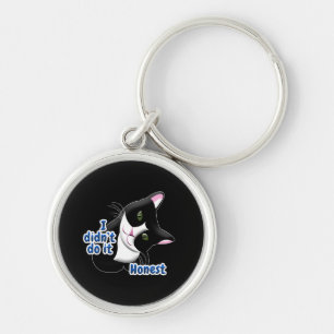 I didn't do it Cat Key Ring
