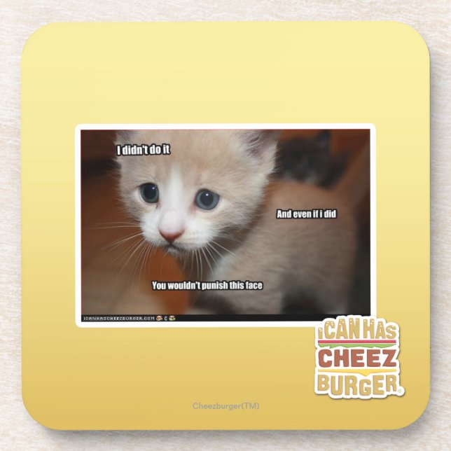 I didn't do it. coaster (Front)