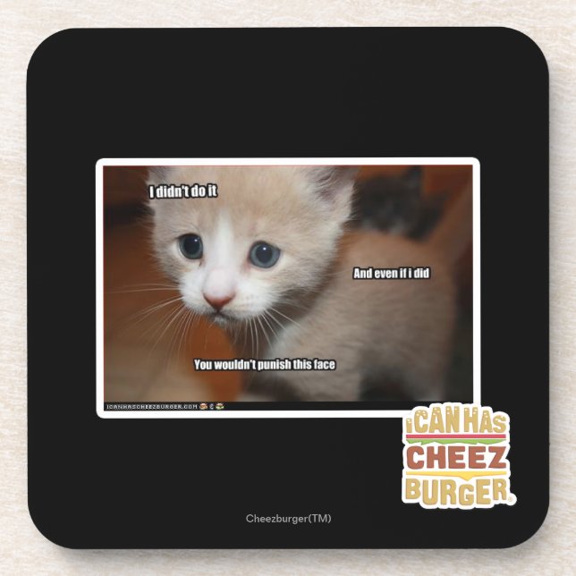 I didn't do it. coaster (Front)