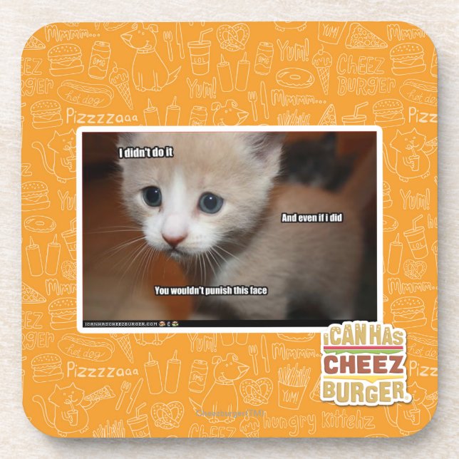 I didn't do it. coaster (Front)