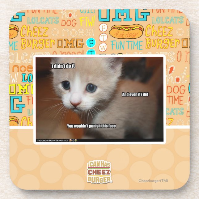 I didn't do it. coaster (Front)