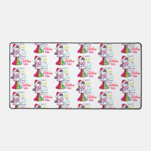 I Didn't Fart My Butt Blew You A Holiday Kiss Desk Mat