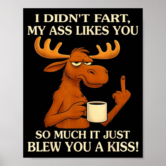 I Didn't Fart My Likes You So Much It Just Blew Yo Poster (Front)