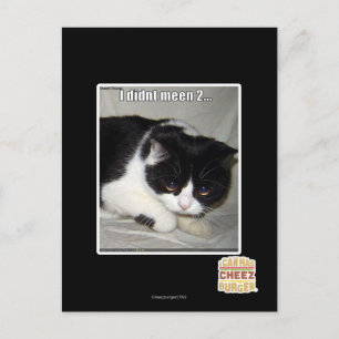 I didn't meen 2 postcard