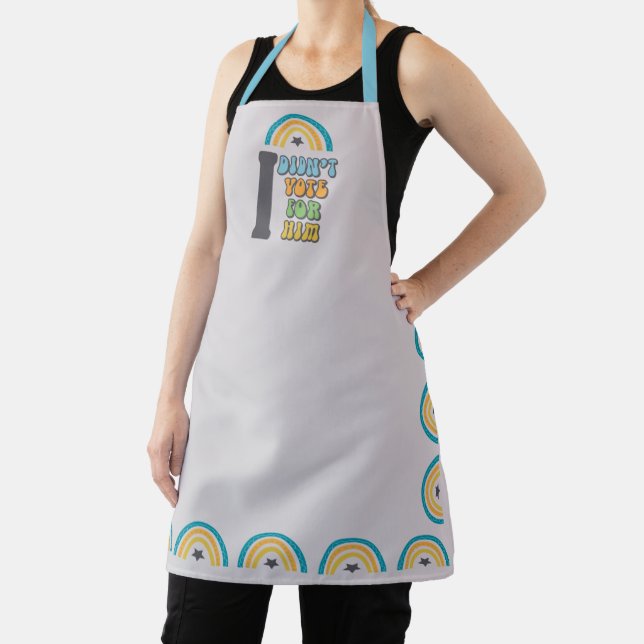 I didn't vote for him boho feeling apron (Insitu)