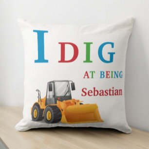 i dig at being modern minimal kids  cushion