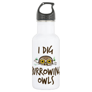 I Dig Burrowing Owls 532 Ml Water Bottle
