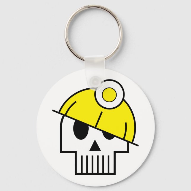 I Dig Dead People Keychain (Front)