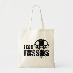 I DIG FOSSILS Trilobite Tote Bag