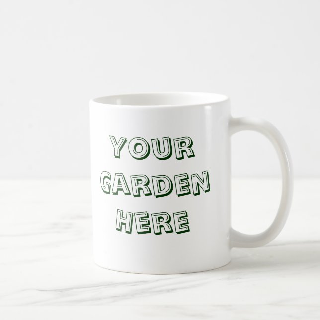 I Dig Plants Gardener Saying Coffee Mug (Right)