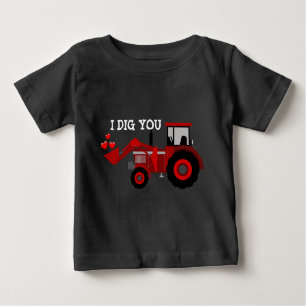I dig you Valentine Truck hearts boys shirt