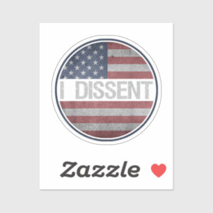 I Dissent Quote American Flag Men Women - I Dissen