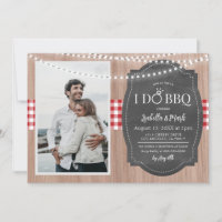 I Do BBQ Barbecue Bridal Shower Invitation