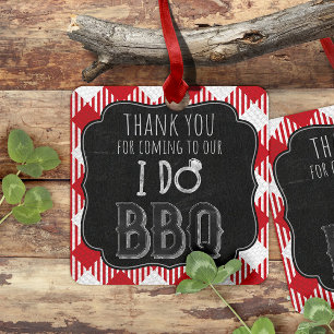I Do BBQ Bridal & Wedding Shower Favour Tags