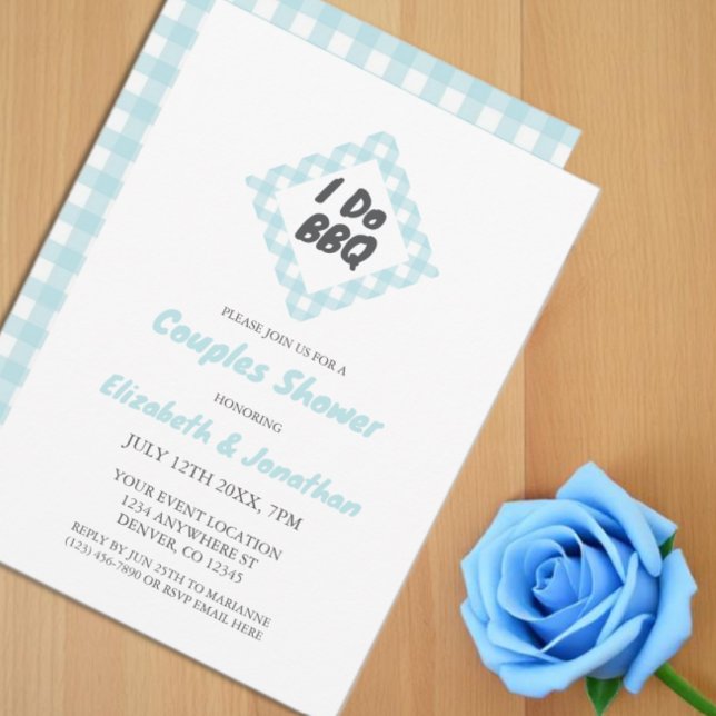 I Do BBQ Couples Shower Invitation (Creator Uploaded)