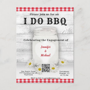 I Do   BBQ   Engagement Invitation QR Code