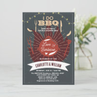 I Do BBQ Engagement Wedding Couple Bridal Shower 