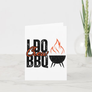 I Do Bbq Party Matching Wedding Crew Byrbecue Dinn Card
