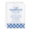 I Do BBQ Royal Blue Gingham Reception