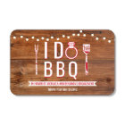 I Do BBQ Rustic Engagement Party Couples Shower