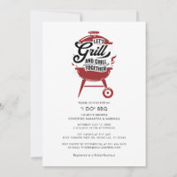 I DO BBQ Rustic Plaid Couples Shower Engagement
