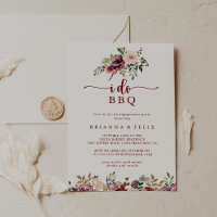 I Do BBQ Rustic Summer Floral Engagement Party