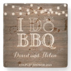 I DO BBQ Rustic Wedding Engagment Napkin