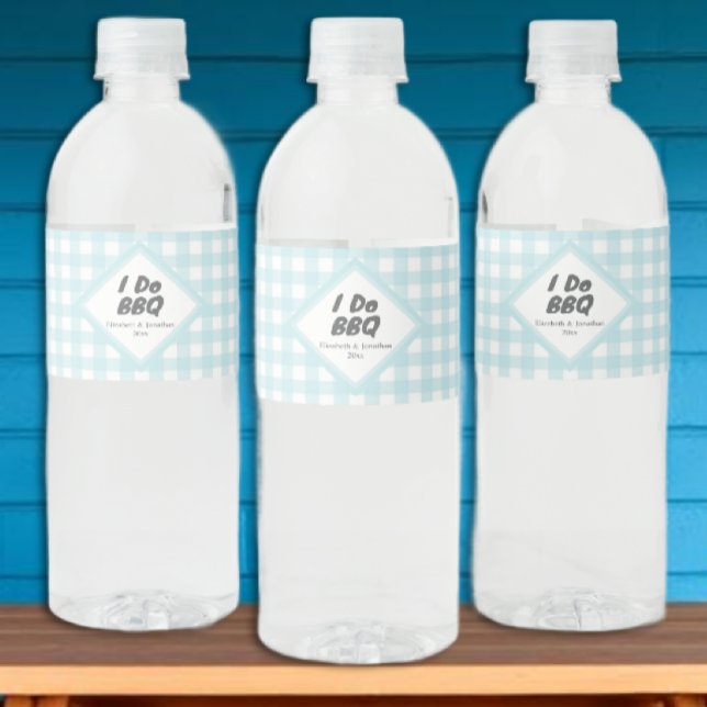 I Do BBQ Water Bottle Label (Creator Uploaded)