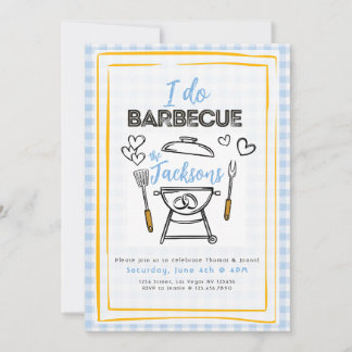 I Do BBQ Wedding or Engagement Party Invite