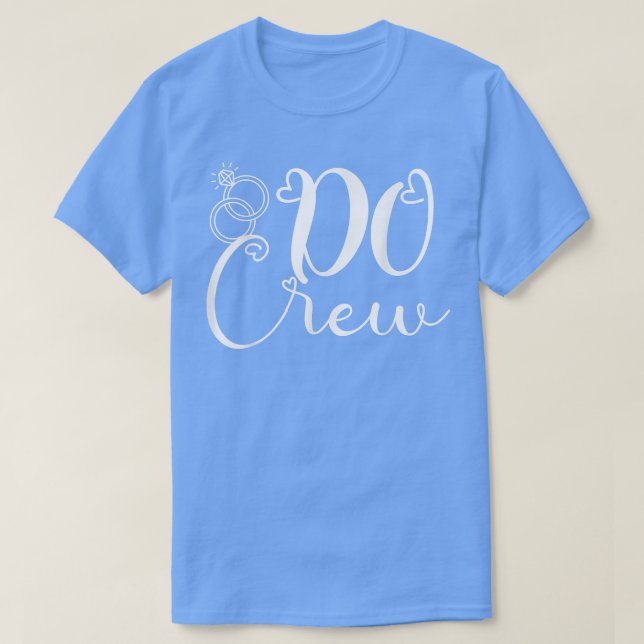 I Do Crew Bachelorette Bridal party Wedding Team P T-Shirt (Design Front)