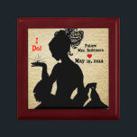 I Do! Engagement Keepsake Box<br><div class="desc">Keepsake box to store precious memories of your engagement,  wedding planning or whatever your heart fancies.  Beautiful gift idea for the Bride to Be.</div>
