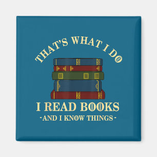 I Do Hilarious Bookworm Book Lover That's Magnet