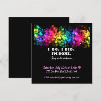 I Do. I Did. I'm Done, Funny and Colourful Divorce