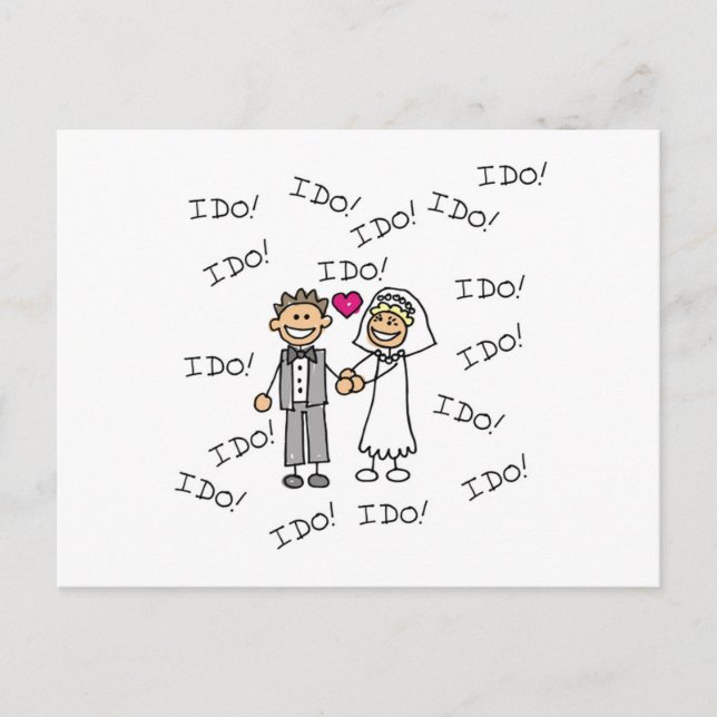 I Do I Do I Do Postcard (Front)