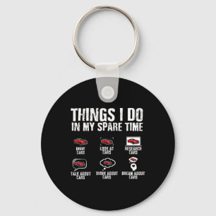 I Do In My Spare Time Car Mechanic Fathers Day Men Key Ring