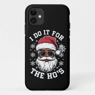 I Do It For The Hos Christmas African Santa  Case-Mate iPhone Case