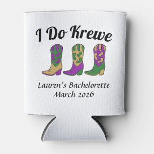 I Do Krewe Mardi Gras Bachelorette Can Cooler