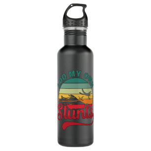I Do My Own Stunts Jet Ski Retro Jet Skiing Jetski 710 Ml Water Bottle