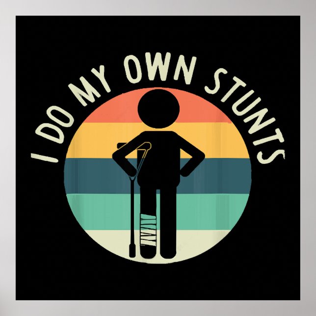 i do my own stunts poster (Front)