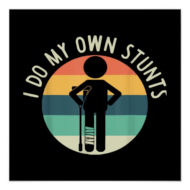i do my own stunts poster (Front)