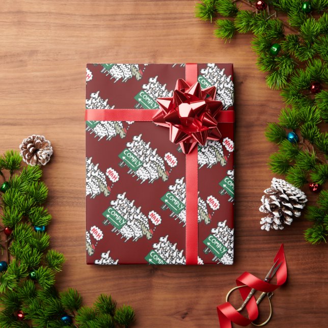 I Do Not Comply Wrapping Paper (Holiday Gift)