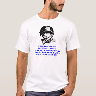I Do Not Fight Because I Hate What Is In Front T-Shirt