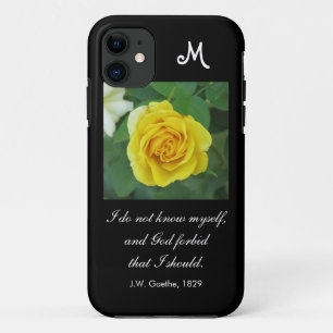 I do not know myself . . . (Goethe quote) Case-Mate iPhone Case